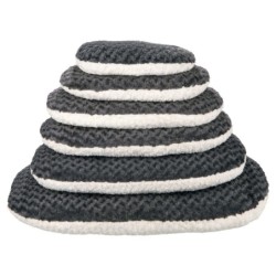 Poduszka "Kaline",70x47 cm, kremowo/szary