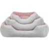 Kaline Mio, legowisko, dla psa/kota, szare/różowe, 80 × 65 cm