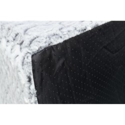 Mila, legowisko zamknięte, dla psa/kota, biało/szare, 32 x 42 x 32 cm