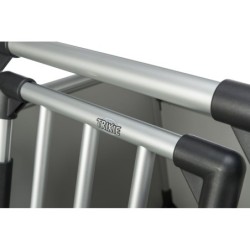 Skrzynia transportowa z aluminium, 55 × 62 × 78 cm