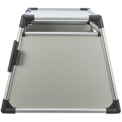 Skrzynia transportowa z aluminium, 93 × 65 × 81 cm