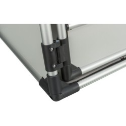 Skrzynia transportowa z aluminium, 93 × 65 × 81 cm