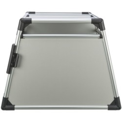 Podwójna skrzynia transportowa, aluminium, 95 × 69 × 88 cm