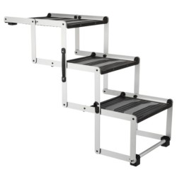 Schody składane Petwalk, aluminium, szer: 37 cm wys.: do 57 cm dł.: do 120