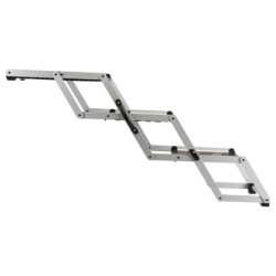 Schody składane Petwalk, aluminium, szer: 37 cm wys.: do 57 cm dł.: do 120
