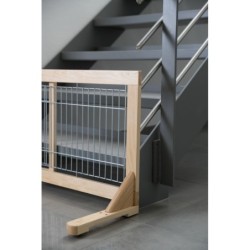 Barierka drewniana, 63-108x50x31 cm