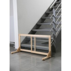 Barierka drewniana, 63-108x50x31 cm