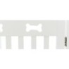Barierka drewniana, 4-częściowa, 60–160 × 75 cm, biała