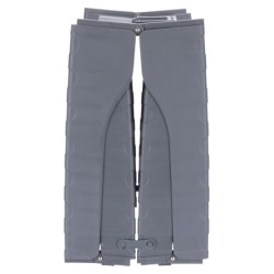 Rampa, składana potrójnie, plastik, 39 × 150 cm, szara