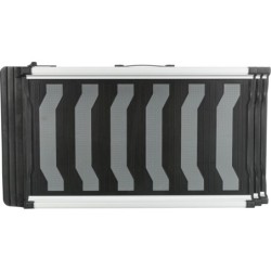 Rampa teleskopowa, czarna/szara, 40 × 78–175 cm, składana potrójnie