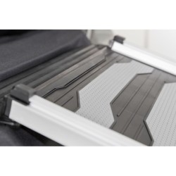 Rampa teleskopowa, czarna/szara, 40 × 78–175 cm, składana potrójnie