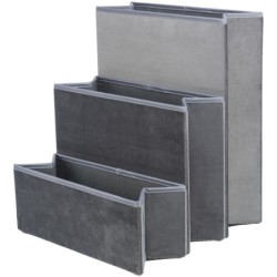 Schody, dla psa/kota, szare, 34 x 45 x 50 cm, ze schowkami