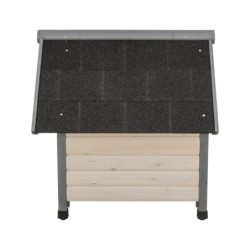 Natura, buda, dla psa, szara, M: 77 × 82 × 88 cm