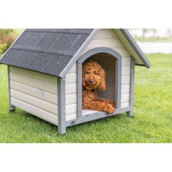 Natura, buda, dla psa, szara, M: 77 × 82 × 88 cm