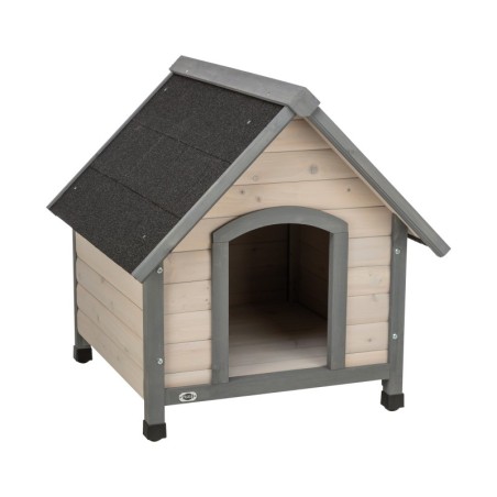 Natura, buda, dla psa, szara, M–L: 83 × 87 × 101 cm