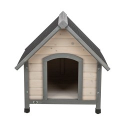 Natura, buda, dla psa, szara, M–L: 83 × 87 × 101 cm