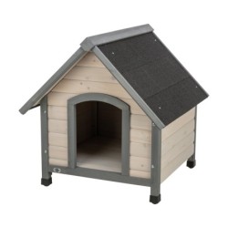 Natura, buda, dla psa, szara, L: 96 × 105 × 112 cm