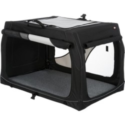 Box transportowy Vario 30, S–M: 76 × 48 × 51 cm, nylon, czarno-szary