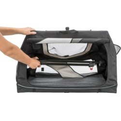 Box transportowy Vario 40, M–L: 91 × 58 × 61 cm, nylon, czarno-szary