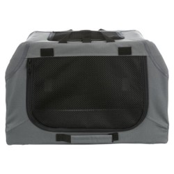 Easy Soft Kennel, buda domowa dla psa, szara, XS–S: 50 × 33 × 36 cm