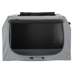 Easy Soft Kennel, buda domowa dla psa, szara, M–L: 95 × 63 × 69 cm