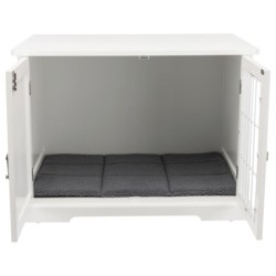 Buda domowa dla psów i kotów, M: 73 × 53 × 53 cm, biała