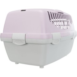 Box transportowy Capri 1, XS, 32 × 31 × 48 cm, jasnoszary/liliowy, do 6 kg