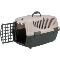 Box transportowy Capri 1, XS, 32 × 31 × 48 cm, ciemnoszary/róż, do 6 kg