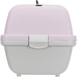 Box transportowy Capri 2, xs-s, 37 × 34 × 55 cm, jasnoszary/liliowy, do 8kg