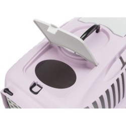 Box transportowy Capri 2, xs-s, 37 × 34 × 55 cm, jasnoszary/liliowy, do 8kg