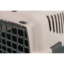 Box transportowy Capri 2, xs-s, 37 × 34 × 55 cm, ciemnoszary/różowy, do 8kg