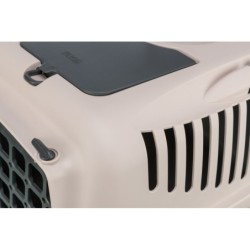 Box transportowy Capri 2, xs-s, 37 × 34 × 55 cm, ciemnoszary/różowy, do 8kg