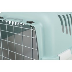 Capri 3 Open Top, transporter, dla psa, jasnoszary/szałwiowy, S: 40 × 38 × 61 cm