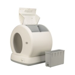 Kuweta samoczyszcząca, dla kota, biała, plastik, 53 × 55.5 × 52 cm