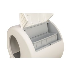 Kuweta samoczyszcząca, dla kota, biała, plastik, 53 × 55.5 × 52 cm