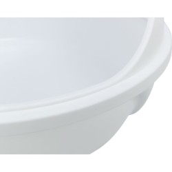 Simao, kuweta wysoka, dla kota, biała, 48 x 30 x 58 cm