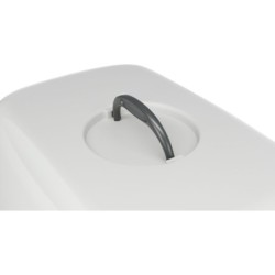 Kuweta kryta Vico, 40 × 40 × 56 cm, ciemnoszara/jasnoszara