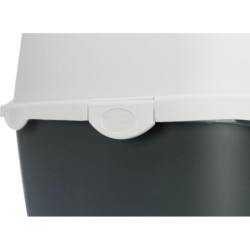 Kuweta kryta Vico, 40 × 40 × 56 cm, ciemnoszara/jasnoszara