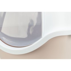 Vico, kuweta kryta, dla kota, róż/biała, 40 × 40 × 56 cm