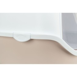 Vico, kuweta kryta, dla kota, róż/biała, 40 × 40 × 56 cm