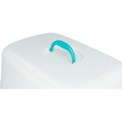 Kuweta zamykana dla kotów "Vico", pokrywa & drzwi, Niebiesko-Kremowa