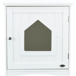 Kuweta chatka, 49 × 51 × 51 cm, biała