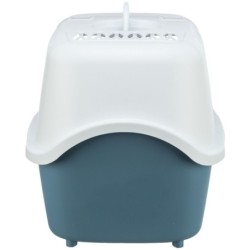 Kuweta kryta Vico Open Top, 40 × 40 × 56 cm, niebiesko-szara/biała