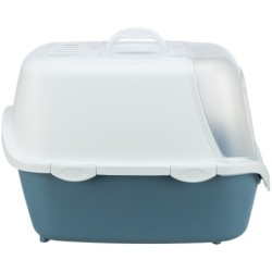 Kuweta kryta Vico Open Top, 40 × 40 × 56 cm, niebiesko-szara/biała