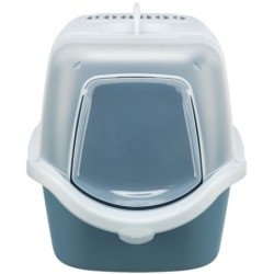 Kuweta kryta Vico Open Top, 40 × 40 × 56 cm, niebiesko-szara/biała