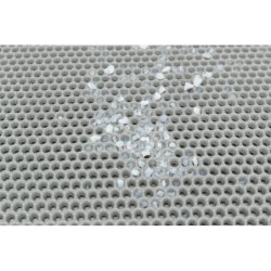 Mata pod kuwety z sitem, EVA, 58 x 75 cm, szara