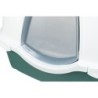 Davio Top kuweta kryta, dla kota, zielona/biała, 56 × 39 × 39 cm,