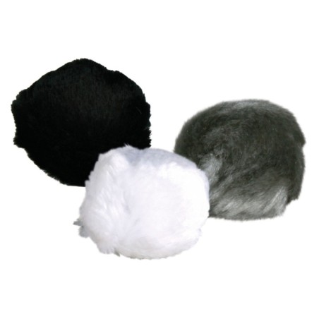 PIŁKI FUTRZANE Z DZWONKIEM 3cm  140szt.