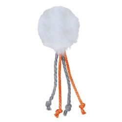 PIŁKI PLUSZOWE Z DZWONKIEM I SZNURKAMI 100szt./OP