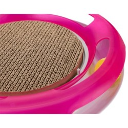 Zabawka dla kota z drapakiem Race & Scratch, plastic, 37 cm